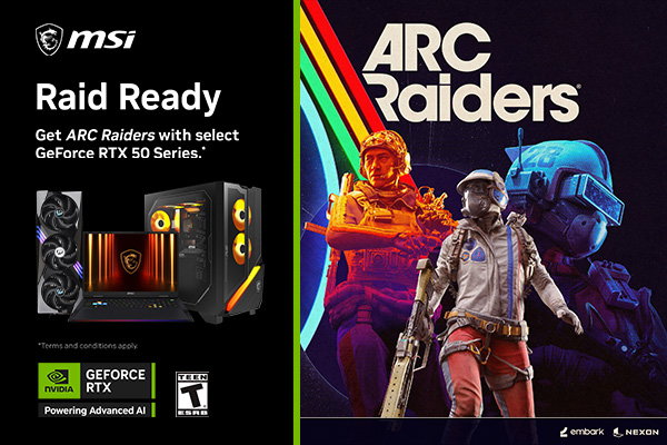 ARC Raiders - Pacote de Jogo GeForce RTX Série 50