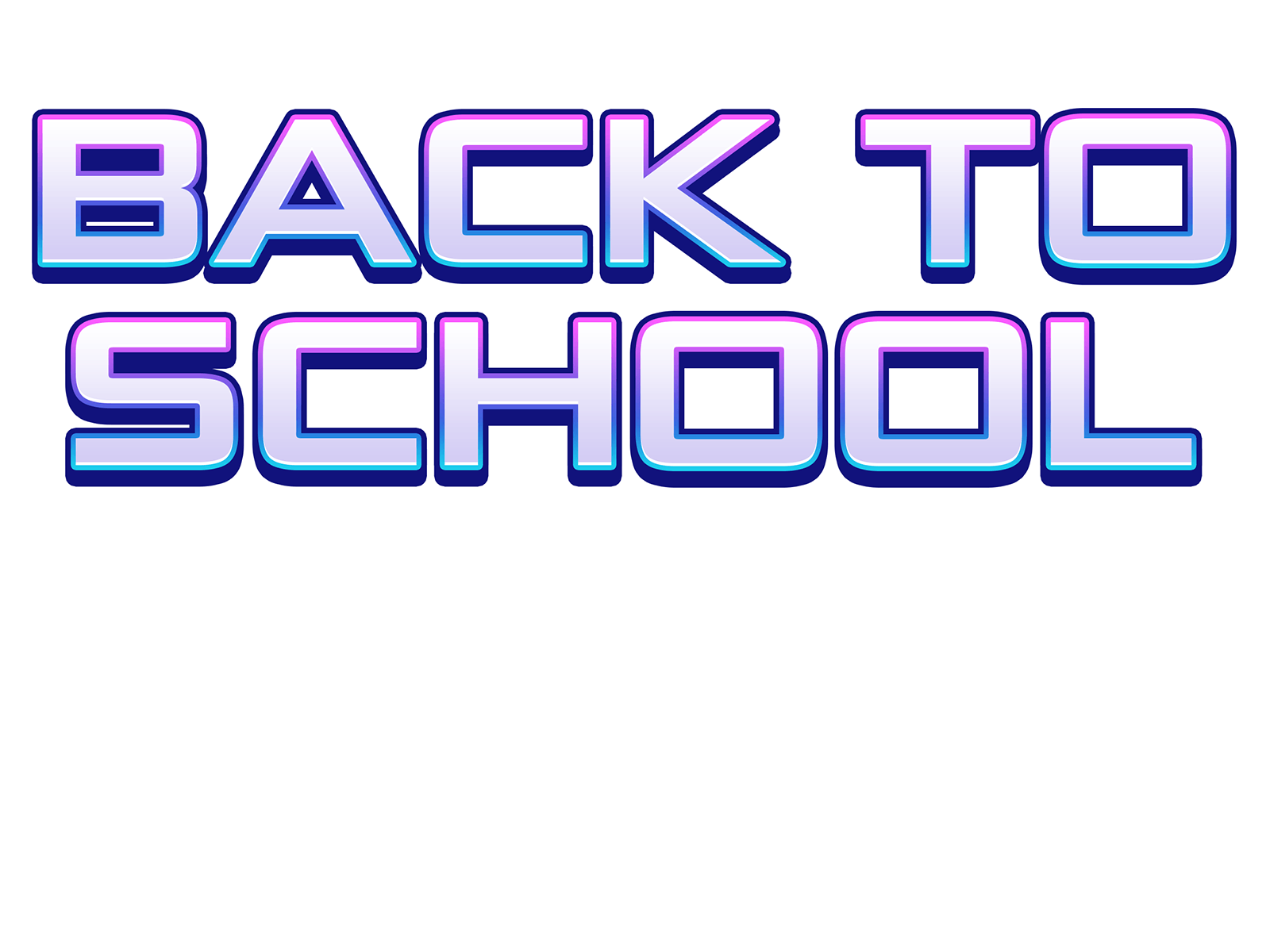 BACK TO SCHOOL