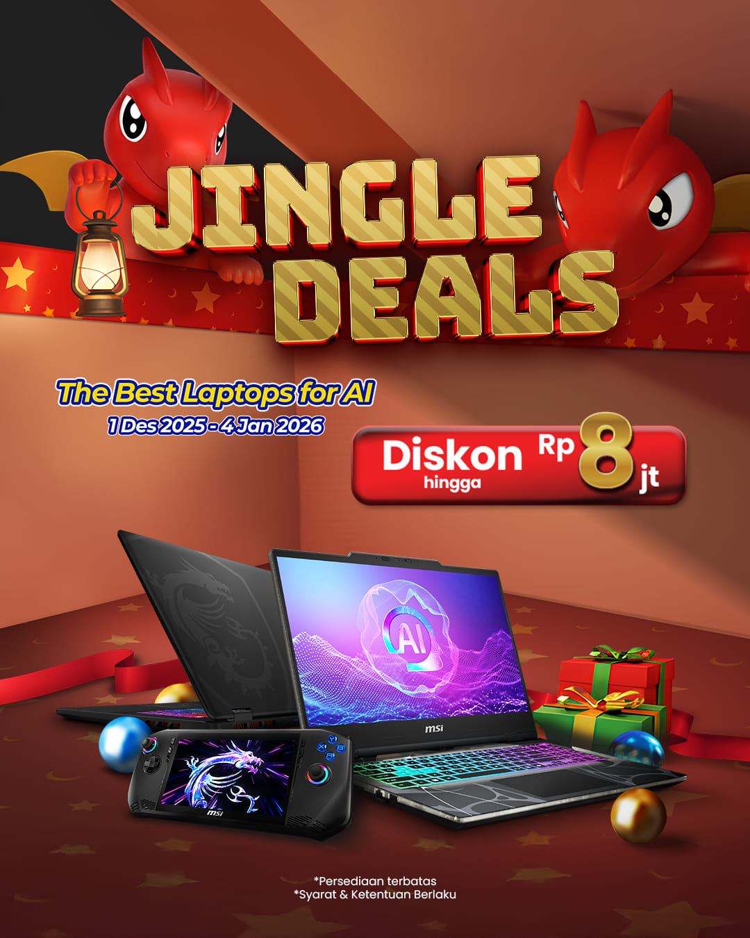 2025 MSI Laptop Jingle Deals Promotion