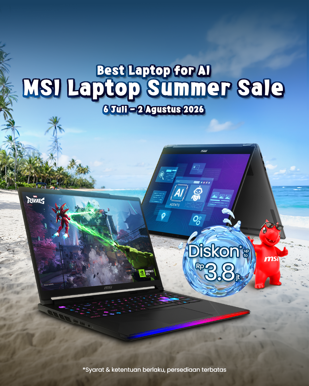 2026 MSI Laptop Summer Sale Promotion