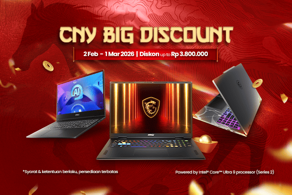 MSI Laptop CNY Big Discount