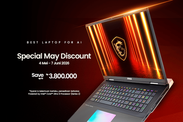 MSI Laptop Special May Discount