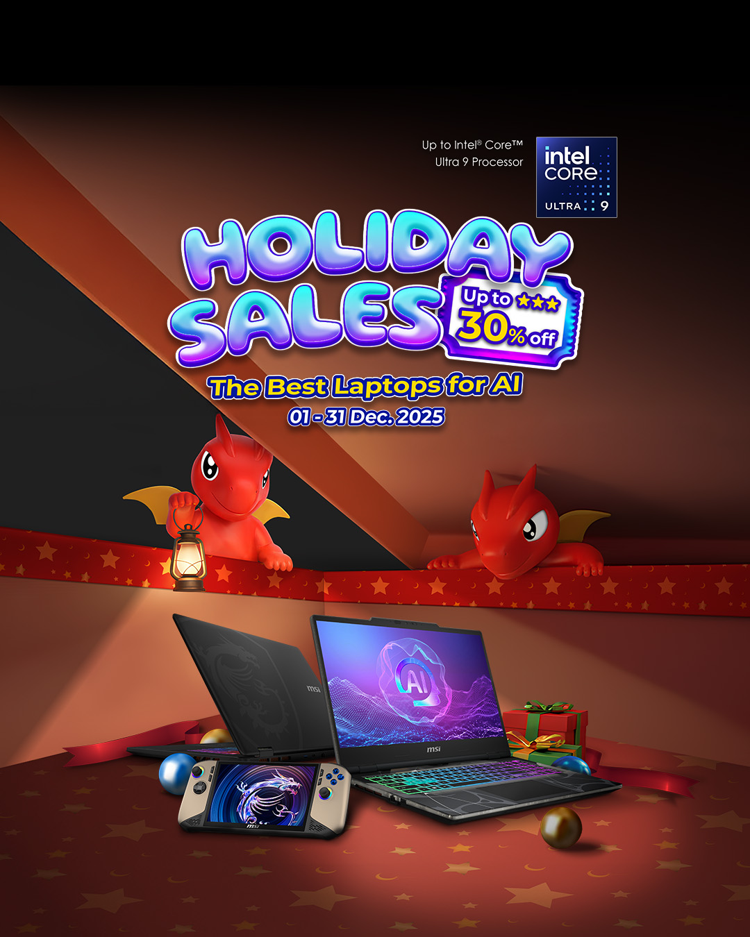 2025 MSI Laptops Holiday Sales