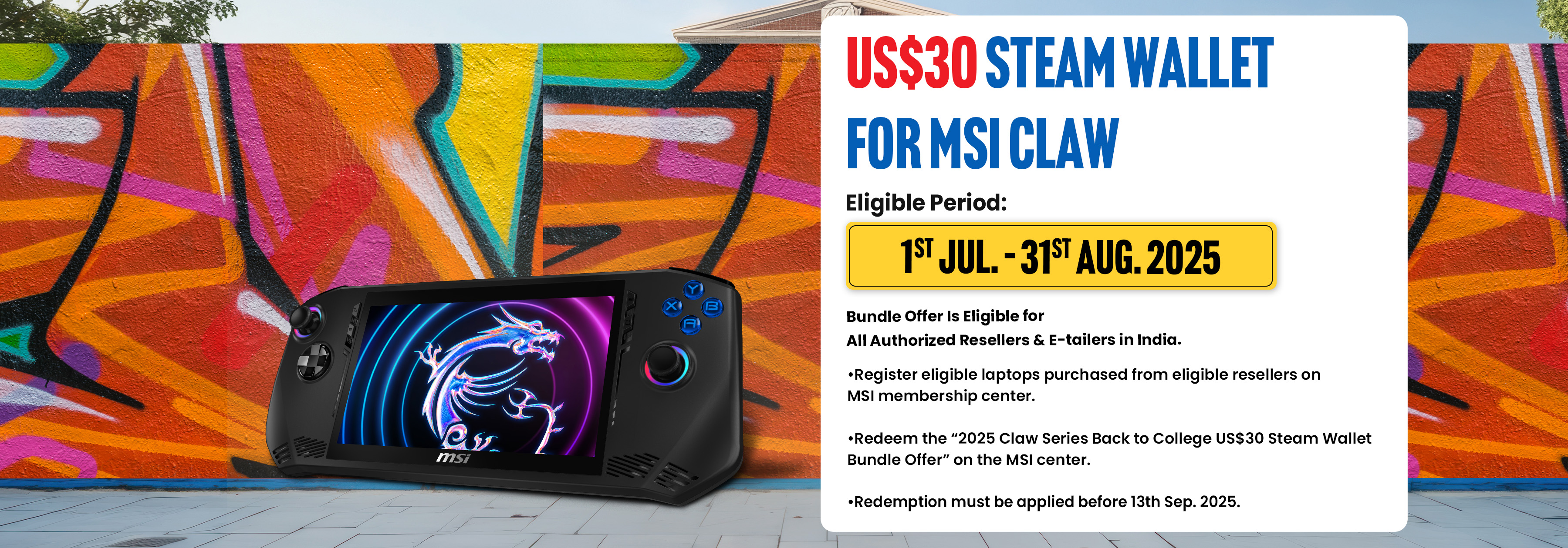 2025 Back to School Claw Offer