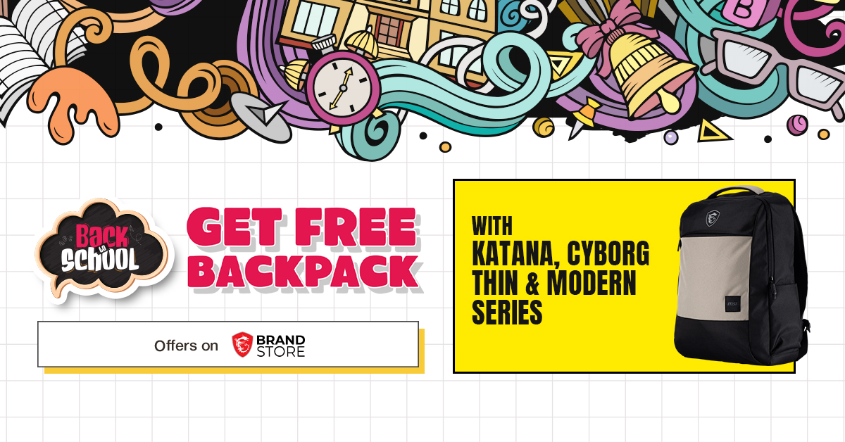 MSI Backpack Bundle Offer
