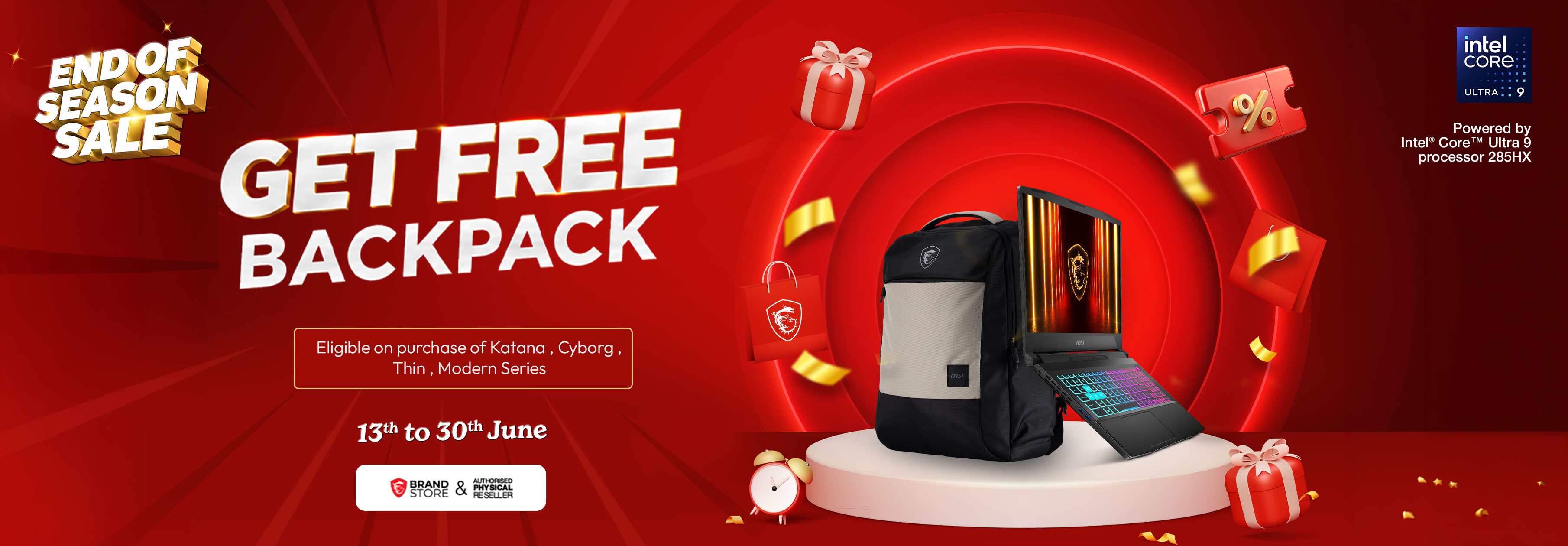 MSI Backpack Bundle Offer