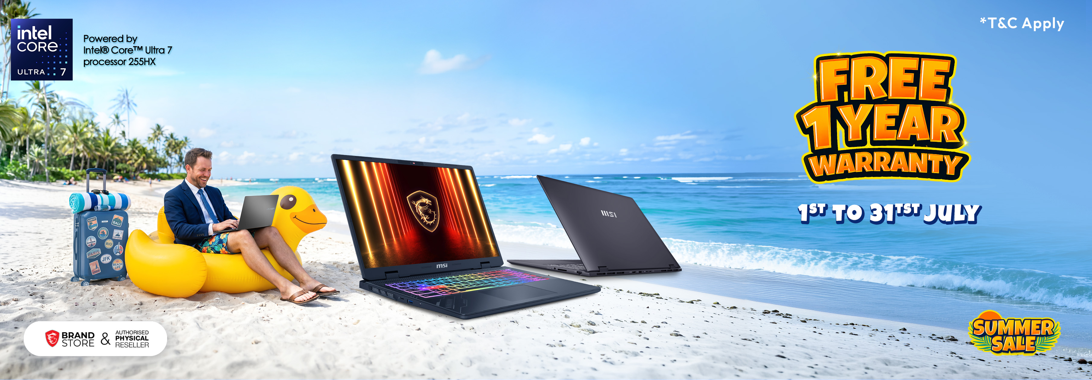 MSI Laptop EOSS Promotion Waranty Offer