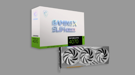 GeForce RTX 4070 GAMING X SLIM WHITE 12G