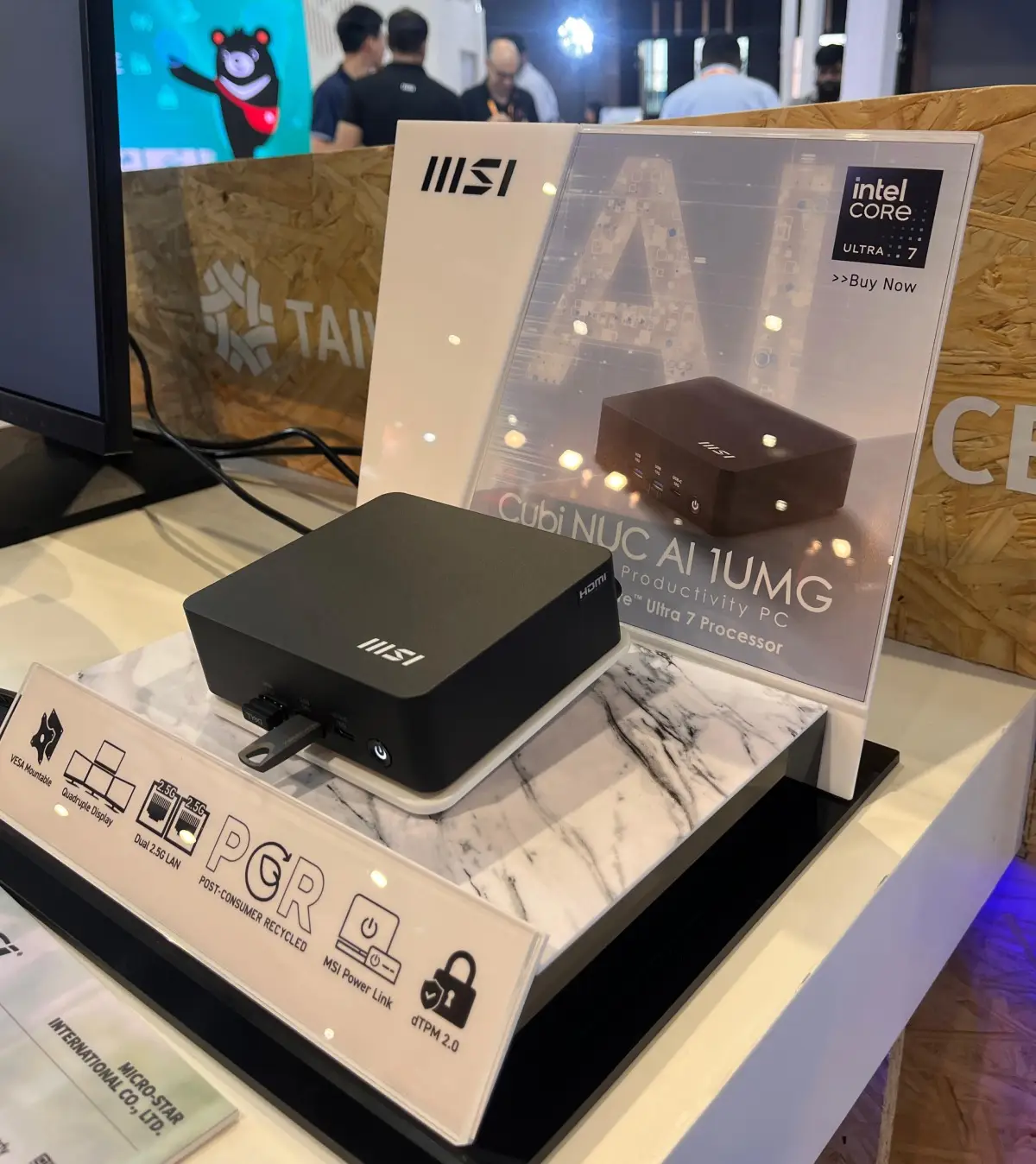 Cubi NUC AI 1UMG debut at Taiwan Expo 2025 Delhi