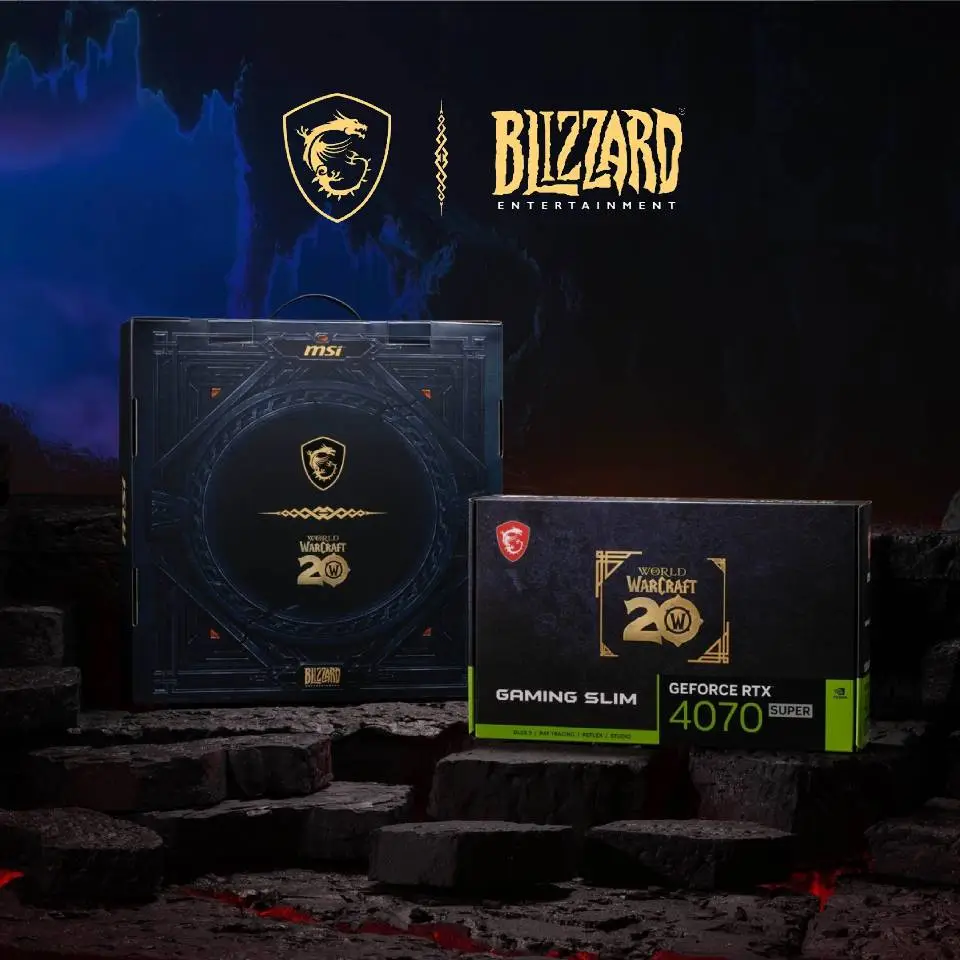 GeForce RTX 4070 SUPER 12G GAMING SLIM World of Warcraft EDITION