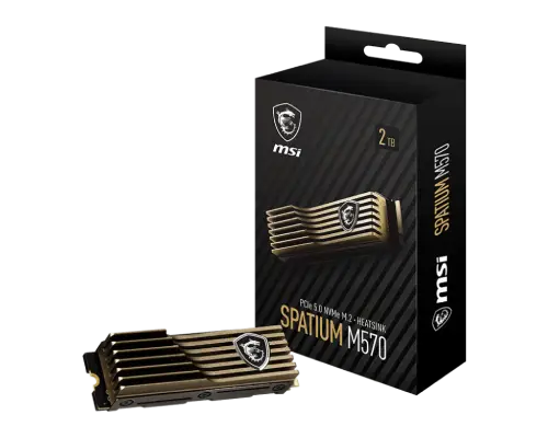 msi SPATIUM M570 PCIe 5.0 NVMe M.2 HS 2TB SSD