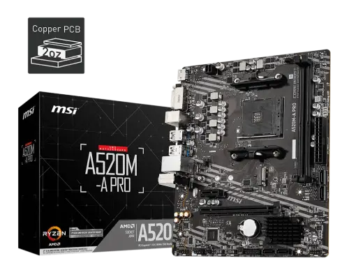 msi A520M-A PRO motherboard