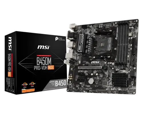 msi B450M PRO-VDH MAX motherboard
