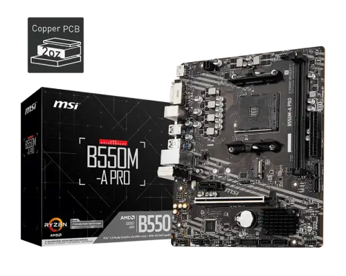 msi B550M-A PRO motherboard