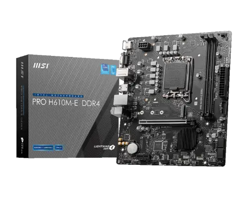 msi PRO H610M-E DDR4 motherboard