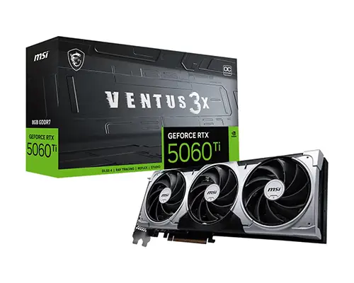 GeForce RTX 5060 Ti 8G VENTUS 3X OC