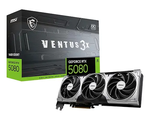 GeForce RTX 5080 16G VENTUS 3X OC