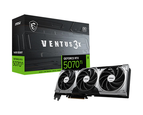 GeForce RTX 5070 Ti 16G VENTUS 3X OC