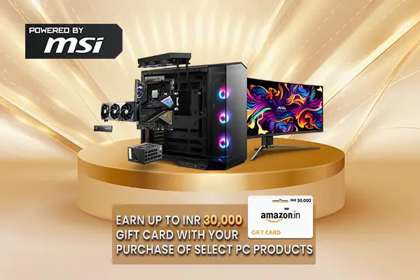 2025 Powered by MSI PC promotion