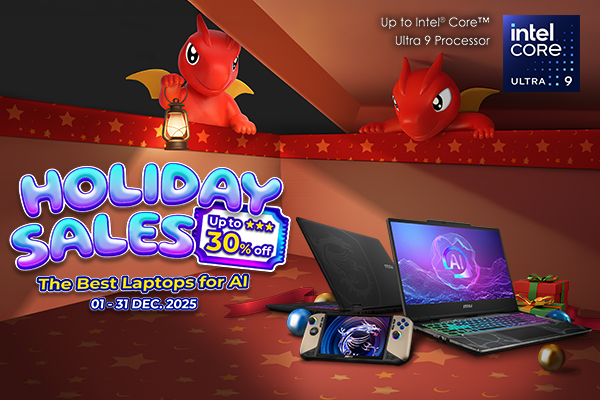 2025 MSI Laptops Holiday Sales