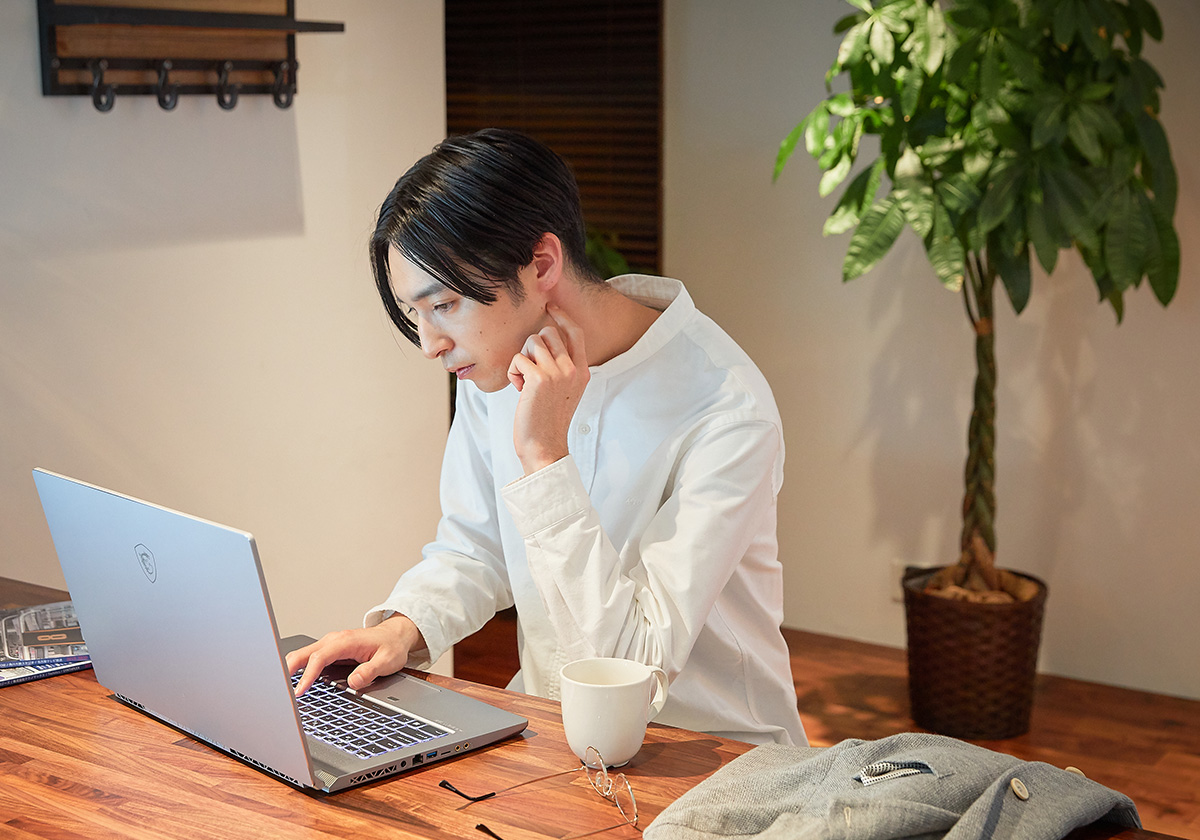 work from home with msi laptop