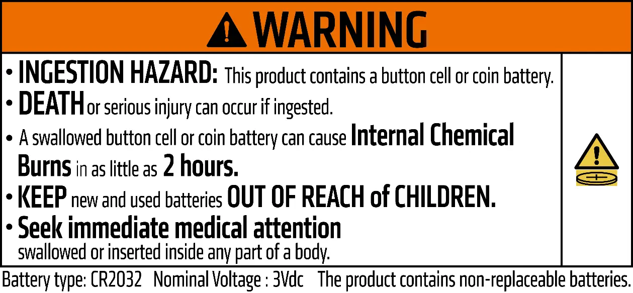 ボタン電池誤飲