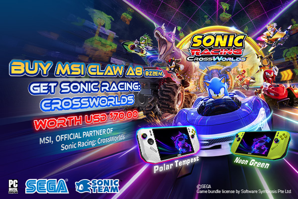 MSI x 소닉레이싱 크로스월드