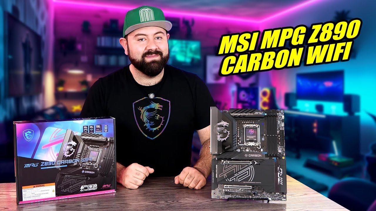 MSI MPG Z890 Carbon wifi Ya sin fibra de carbono ¡pero con WIFI 7 y Thunderbolt 5!