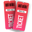 Obtienes 2 Tickets