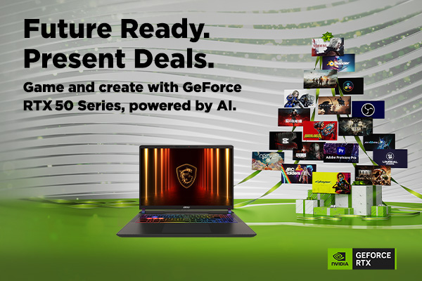 2025 MSI GeForce Holiday Promotion