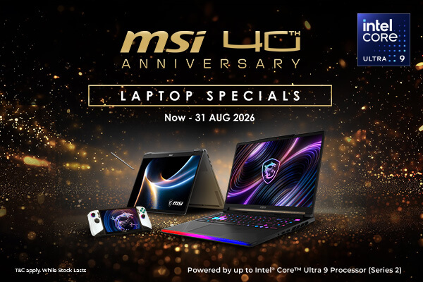 2026 MSI 40th Laptop Special