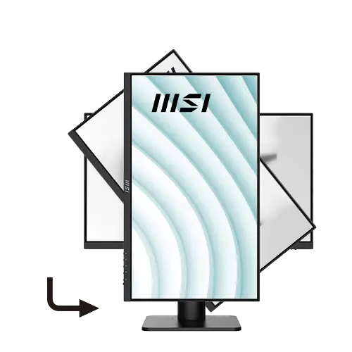 MSI PRO MP243P Stand way01