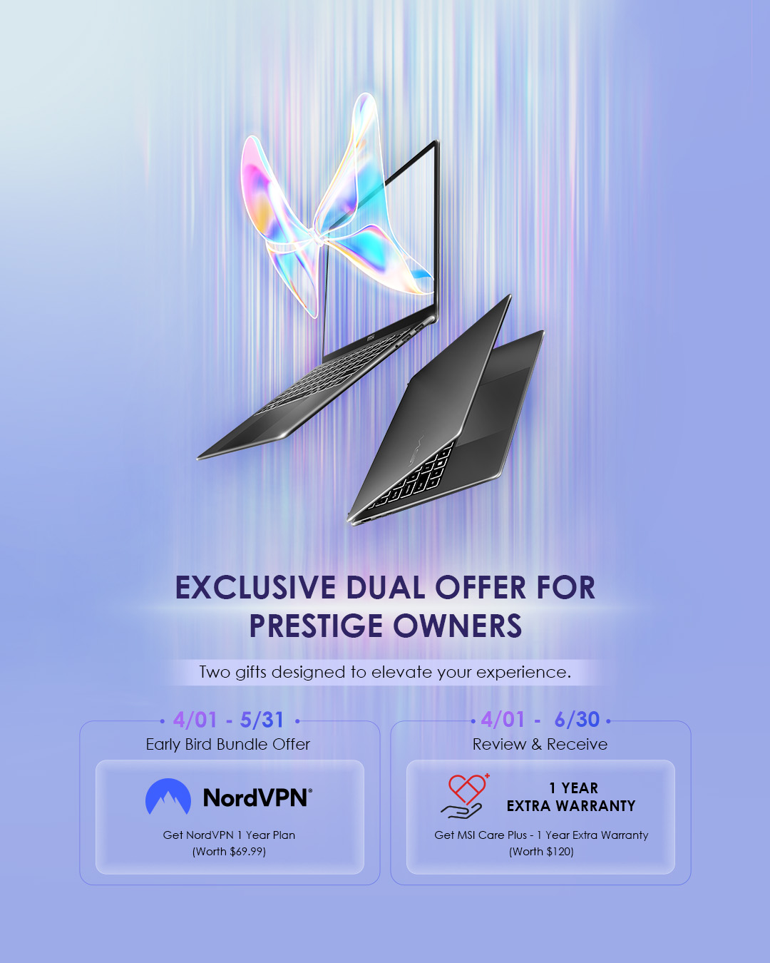 Prestige Series Nord VPN and Warranty Extension