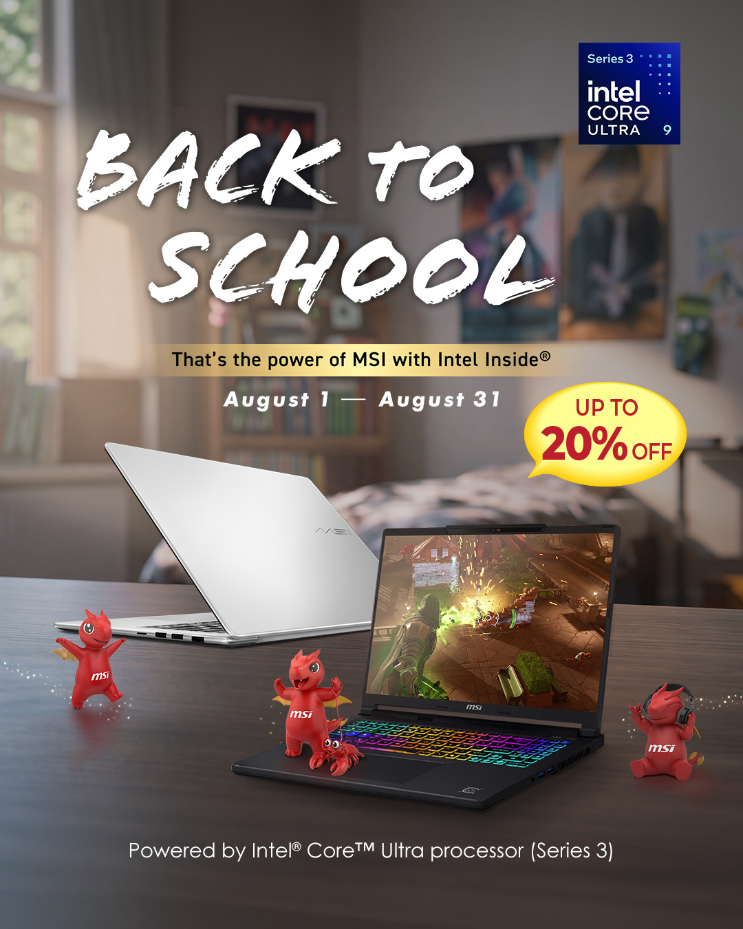 2026 MSI Laptop Back To School