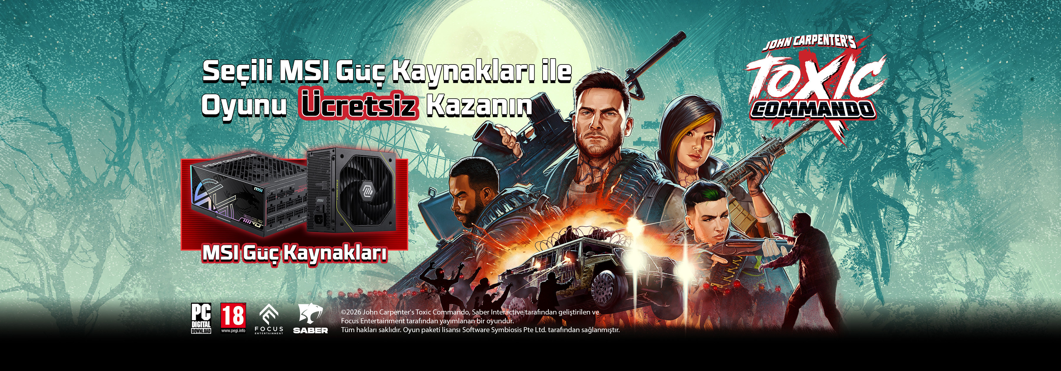 John Carpenter's Toxic Commando Game Bundle Promotion