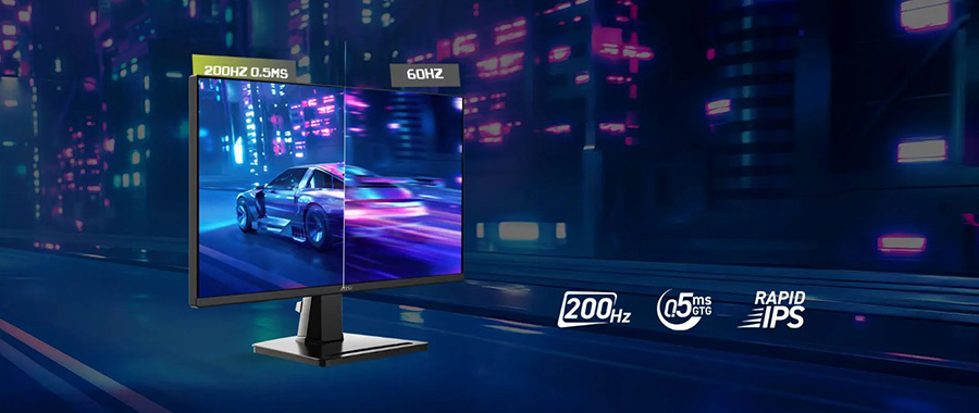 MSI MAG 256F E20 24.5 inç 200Hz 0.5ms Full HD FreeSync Premium Rapid IPS Gaming Monitör h6