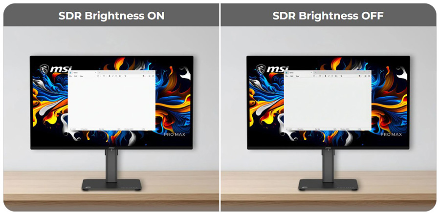 MSI PRO MAX 271UPX12G 26.5 inç 120Hz 0.03ms 4K UHD Adaptive Sync QD-OLED Pivot Monitör h19