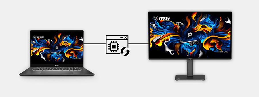 MSI PRO MAX 271UPX12G 26.5 inç 120Hz 0.03ms 4K UHD Adaptive Sync QD-OLED Pivot Monitör h28