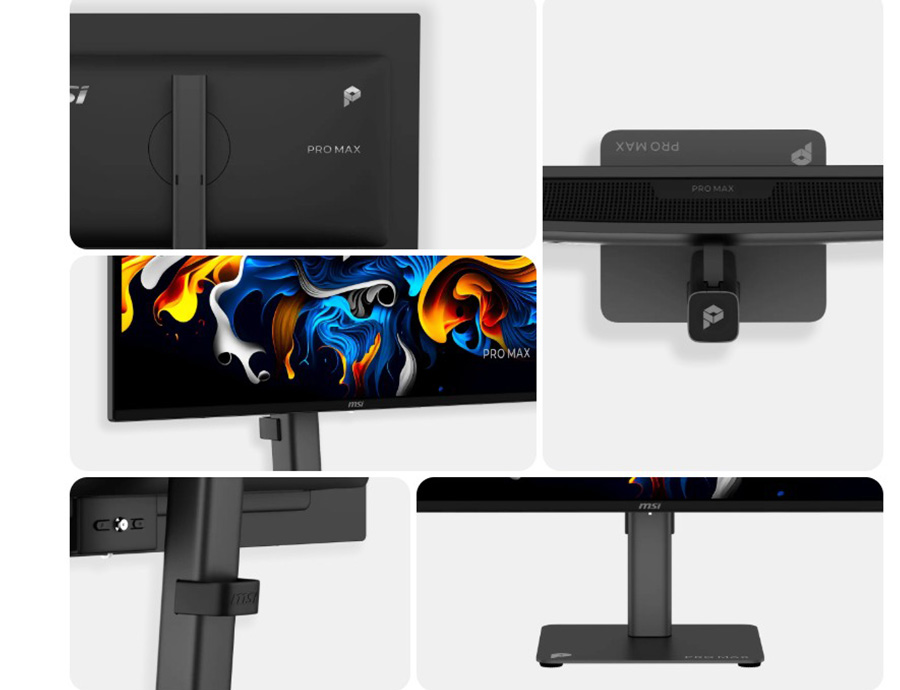 MSI PRO MAX 271UPX12G 26.5 inç 120Hz 0.03ms 4K UHD Adaptive Sync QD-OLED Pivot Monitör h30