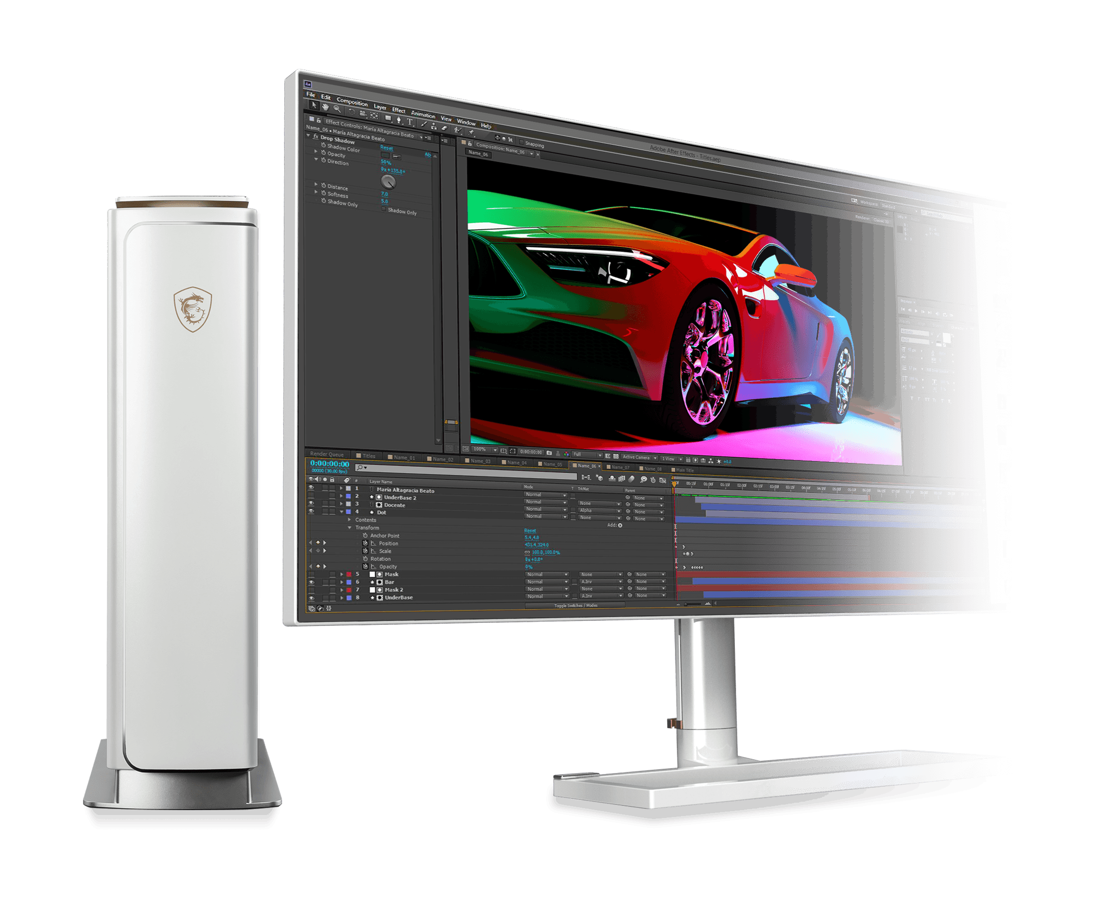 MSI Prestige P100 TRX CASE