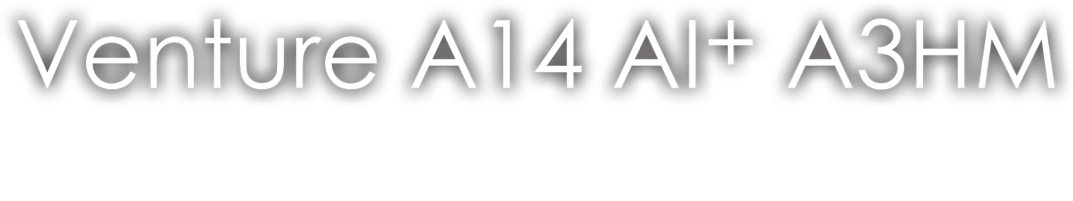 venture A14 AI+ title and Slogan