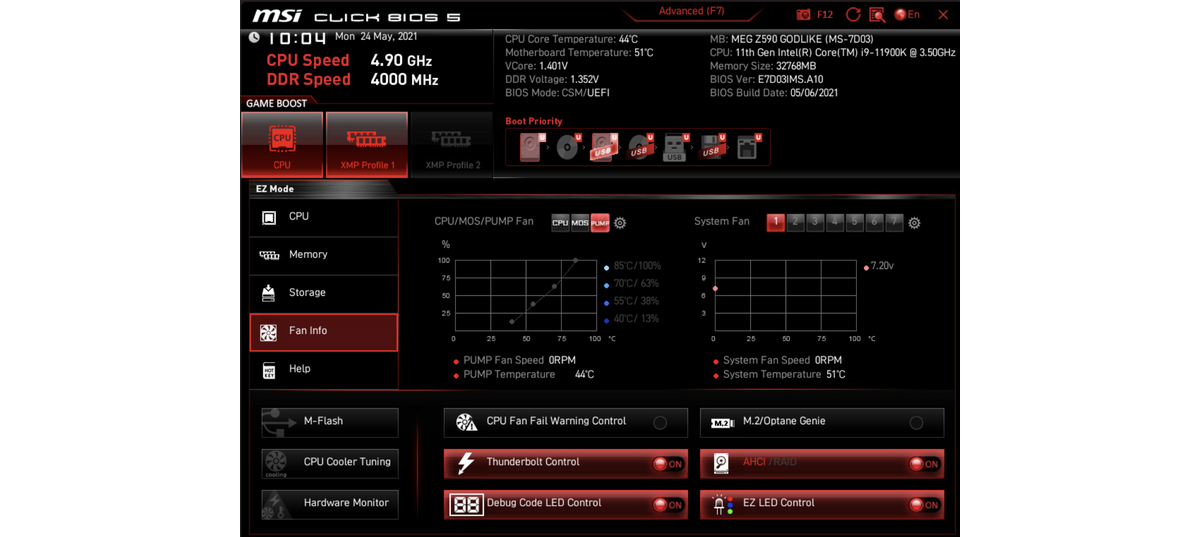 MSI MEG Z590 GodLike 主機板