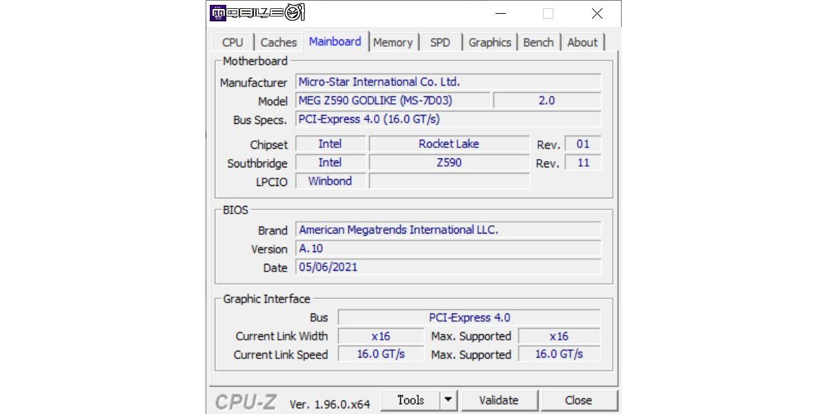 MSI MEG Z590 GodLike 主機板