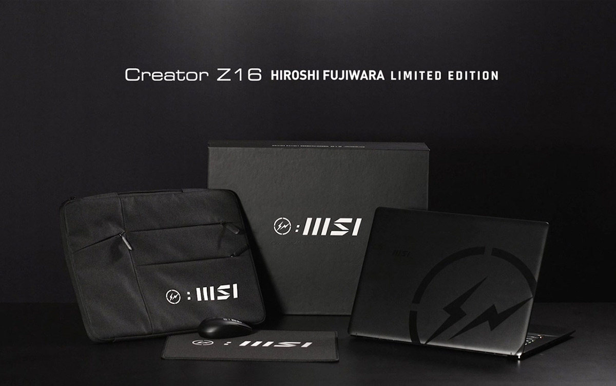 MSI x Fragment Design重磅聯名 Creator Z16藤原浩聯名限定版 引爆跨界美學新浪潮