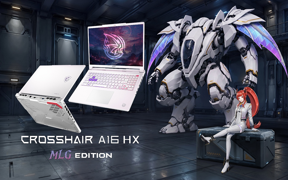 MSI 微星科技宣布推出Crosshair A16 HX 魔龍姬限量版電競筆電