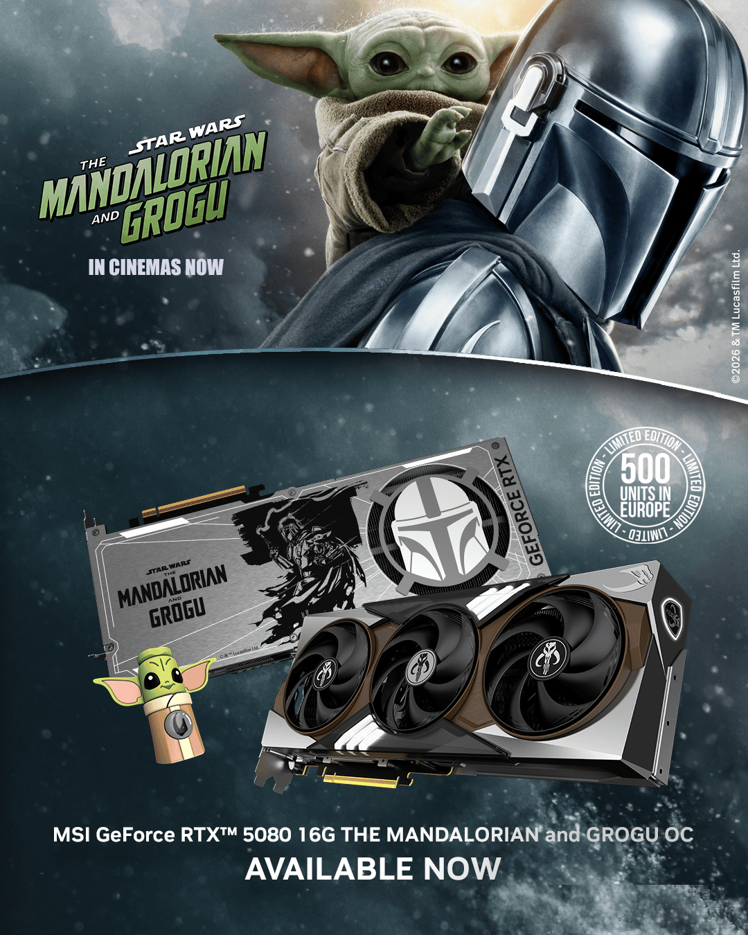 GeForce RTX™ 5080 16G The Mandalorian and Grogu Edition OC