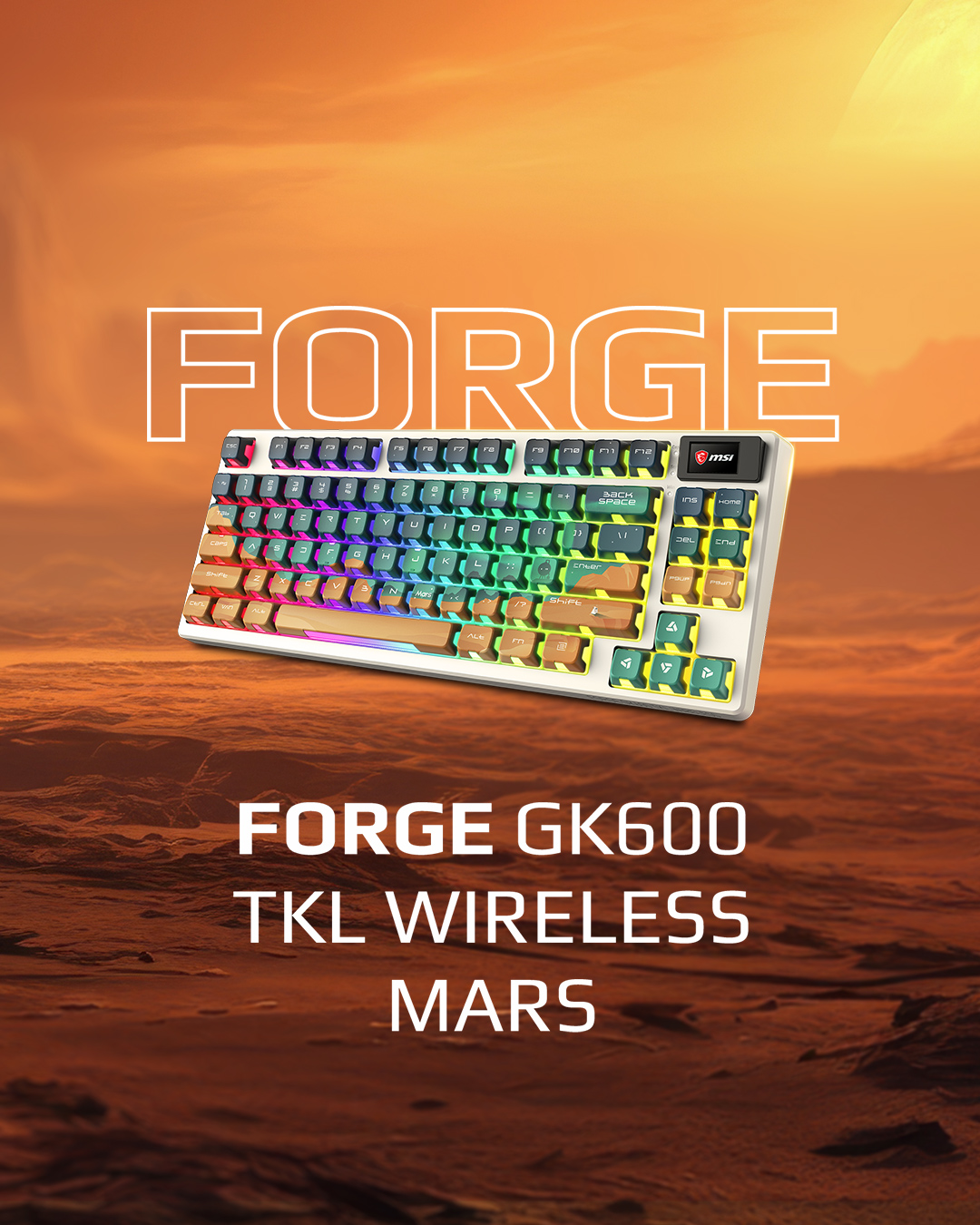 FORGE GK600 TKL WIRELESS MARS