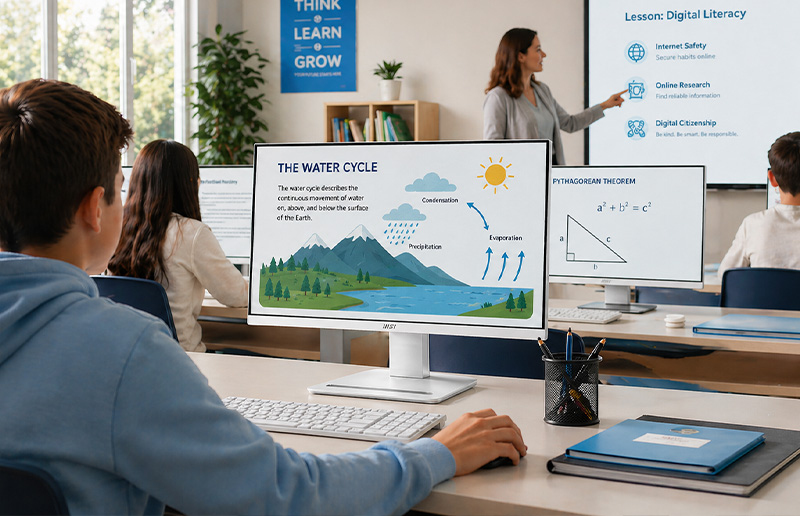 The Right Display for Every Role: MSI PRO Monitors for Education