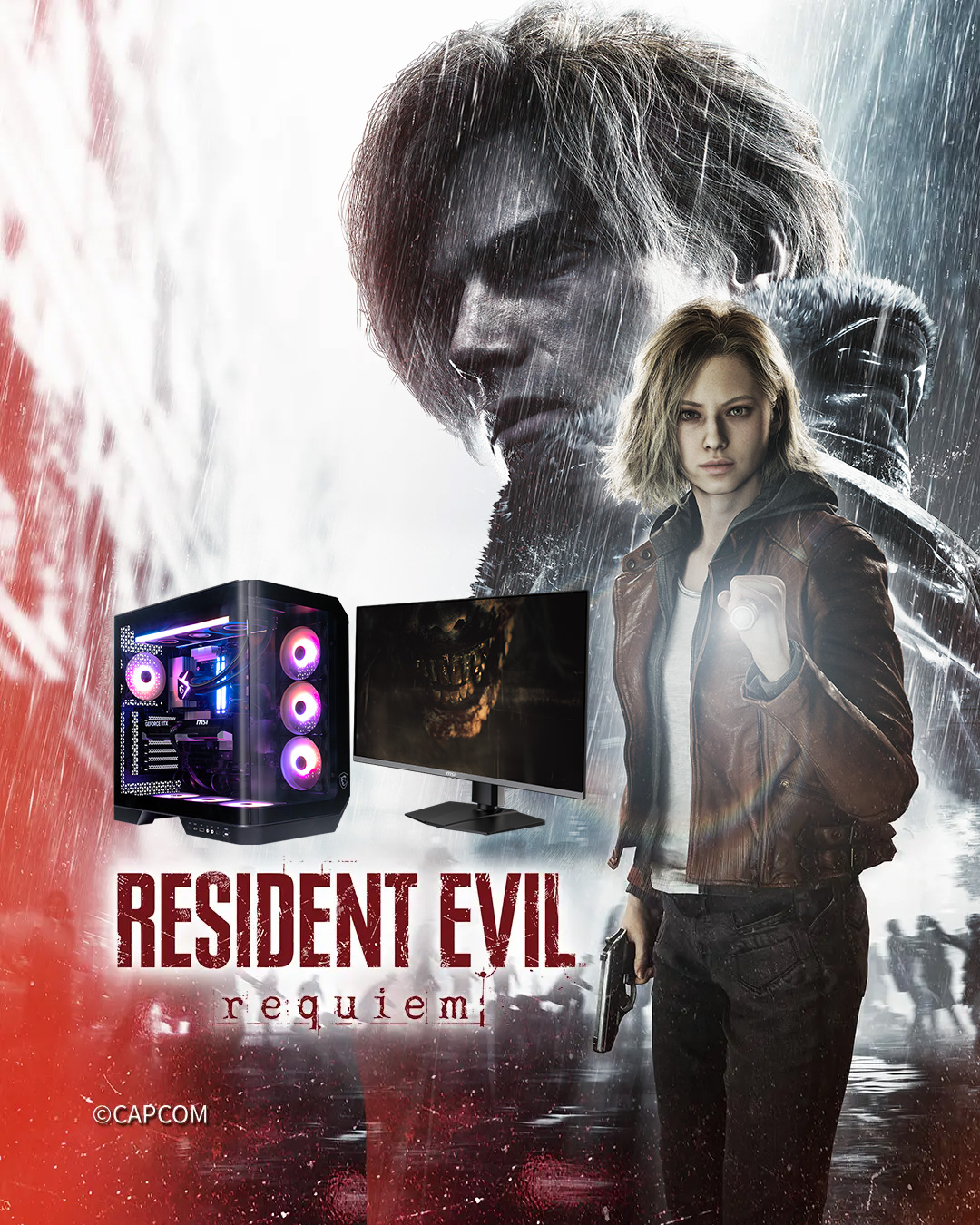 Resident Evil Requiem Game Bundle | MSI Gaming Monitor & Desktop Promotion