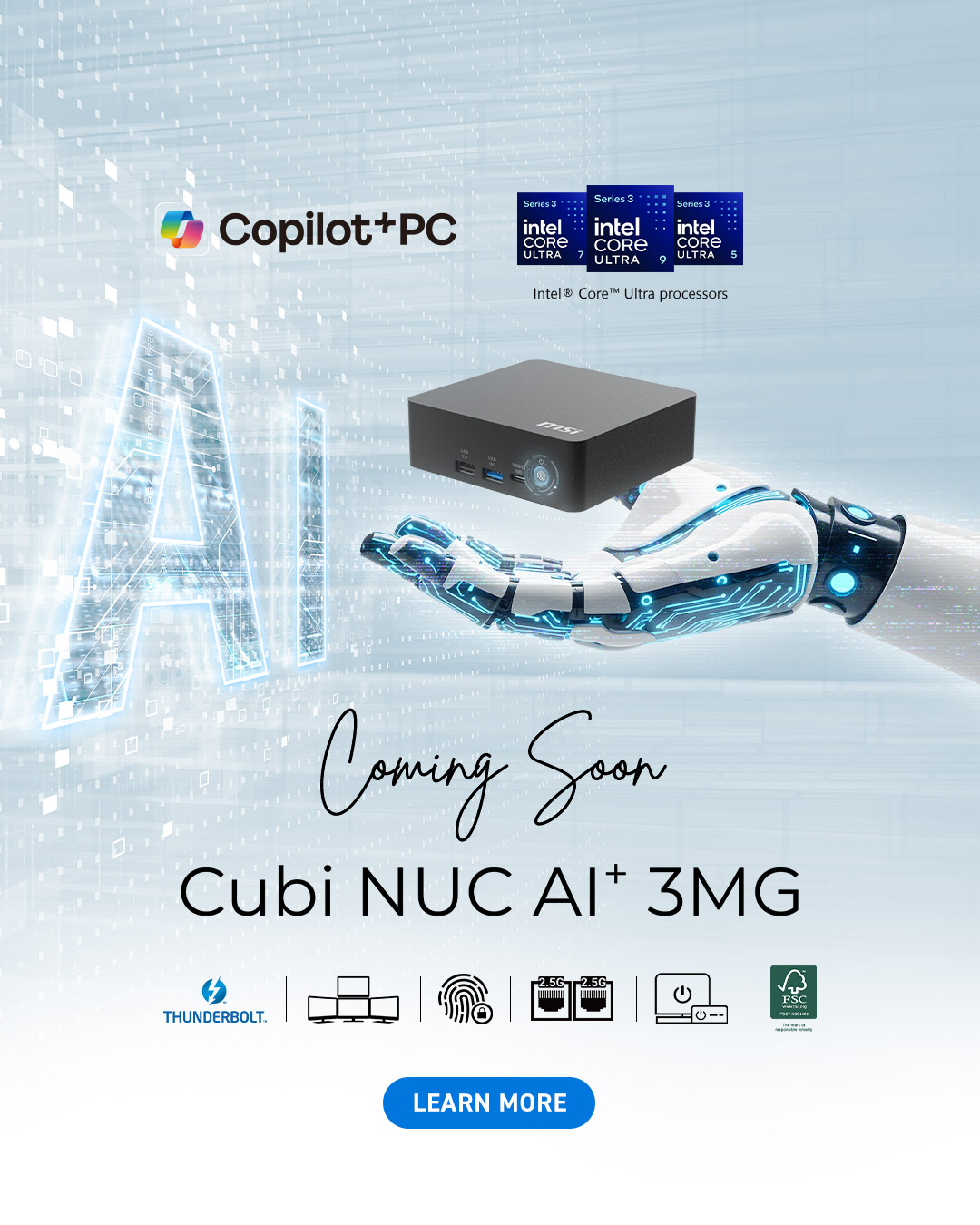 Cubi NUC AI+ 3MG